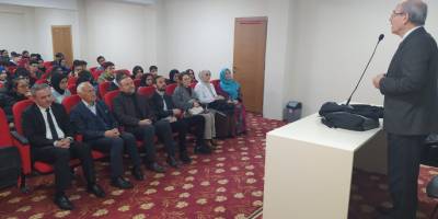 EĞİTİMCİ-YAZAR DOÇ. DR. HALİT ERTUĞRUL BAFRA’DA KONFERANS VERDİ