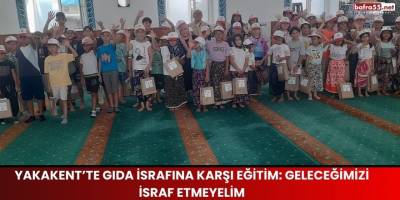 Alaçam Yakakent Yerel Eylem Grubu’ndan Gıda İsrafını Önleme Eğitimi