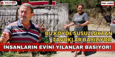 Bu Köyde Susuzluktan Tavuklar Bayılıyor İnsanların Evini Yılanlar Basıyor!