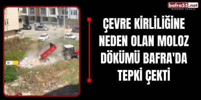 Çevre Kirliliğine Neden Olan Moloz Dökümü Bafra'da Tepki Çekti