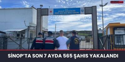 Sinop'ta Aranan Şahıslara Yönelik Operasyonlar: 565 Kişi Yakalandı