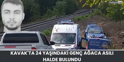 Kavak'ta 24 Yaşındaki Genç Ağaca Asılı Halde Bulundu