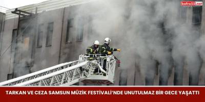 Samsun Tekkeköy’de Mobilya İmalat Atölyesinde Yangın Paniği