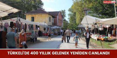 Türkeli'de 400 yıllık gelenek yeniden canlandı