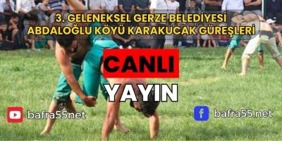 3. Geleneksel Gerze Belediyesi Abdaloğlu Köyü Karakucak Güreşleri