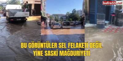 SASKİ Yine Su Borusunu Patlattı! Cumhuriyet Meydanı'nı Su Bastı