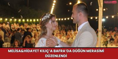 Melisa&Hidayet Kılıç’a Bafra’da Düğün Merasimi Düzenlendi