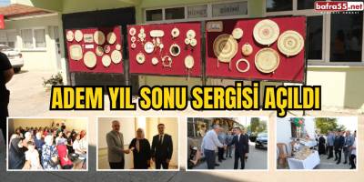 Adem yıl sonu sergisi açıldı