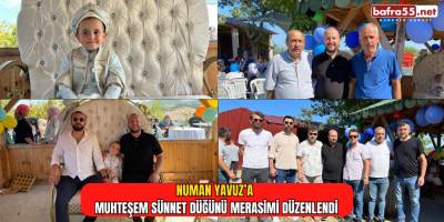 Numan Yavuz’a Muhteşem Sünnet Düğünü Merasimi Düzenlendi
