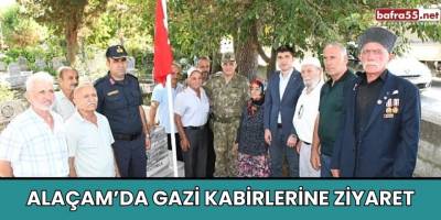 Alaçam'da Gazi Kabirlerine Ziyaret