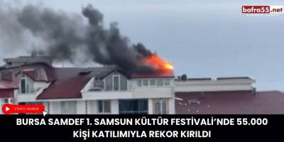 Sinop’ta Yıldırım Apartman Çatısına Düştü, Yangın Paniği Yaşandı