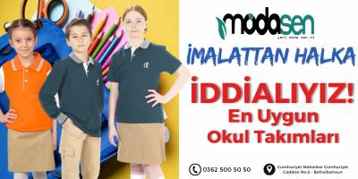 ModaSen'de Okul Kıyafeti Sezonu Açıldı