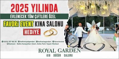 2025 Yılında Evlenecek Çiftlere  Favori Event  Kına Salonu Hediye