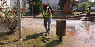 İlkadım'da Park Bakım ve Temizlik Çalışmaları Aralıksız Devam Ediyor