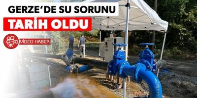 Gerze'de Su Sıkıntısı Tarihe Karıştı