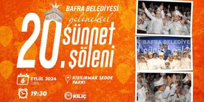 20. GELENEKSEL SÜNNET ŞÖLENİ 6 EYLÜL'DE