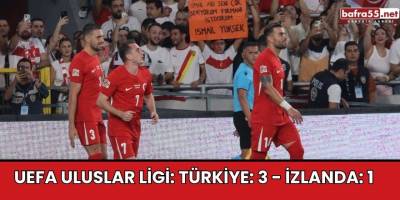 UEFA Uluslar Ligi: Türkiye: 3 - İzlanda: 1