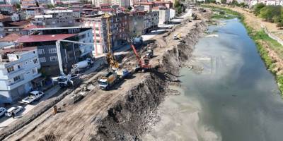 Mert Irmağı ıslahı ilçedeki taşkınların önüne geçecek