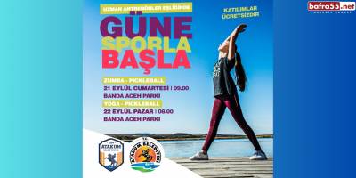 Atakum’dan ‘Güne Sporla Başla’ etkinliği