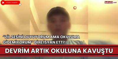 ANNEM YÜZÜNDEN OKULA GİDEMİYORUM DEDİ; SESİNİ DUYURMAYI BAŞARDI