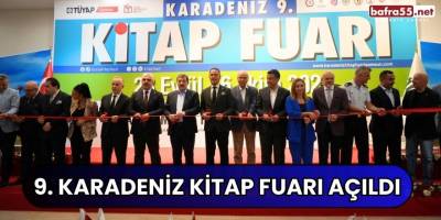 9. Karadeniz Kitap Fuarı açıldı