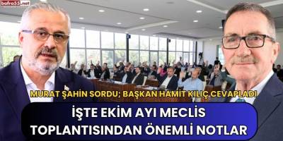 Bafra’da Ekim Ayı Olağan Meclis Toplantısı Yapıldı