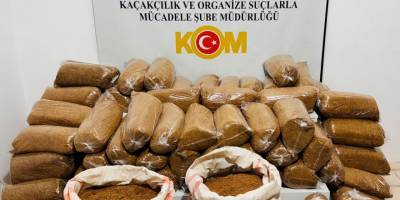 Samsun'da 510 kilo kaçak tütün ele geçirildi