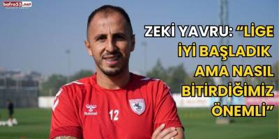 Zeki Yavru: “Lige iyi başladık ama nasıl bitirdiğimiz önemli”