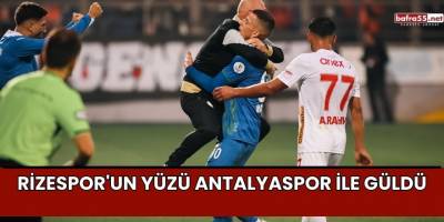 Rizespor'un Yüzü Antalyaspor ile Güldü