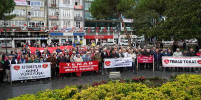 Samsun’da Emekli Astsubaylar, Tazminat Sorunu İçin Yürüyüş Düzenledi
