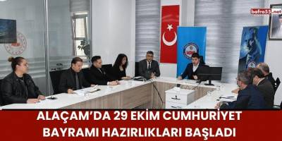 Alaçam’da 29 Ekim Cumhuriyet Bayramı Hazırlıkları Başladı
