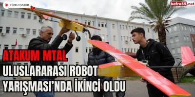 Atakum MTAL Uluslararası Robot Yarışması’nda İkinci Oldu