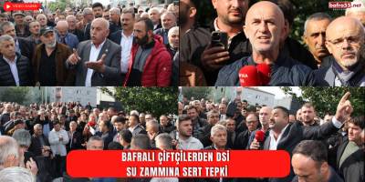Bafralı Çiftçilerden DSİ Su Zammına Sert Tepki