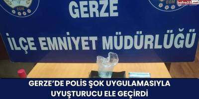 Sinop’ta Polis Şok Uygulamasıyla Uyuşturucu Ele Geçirdi