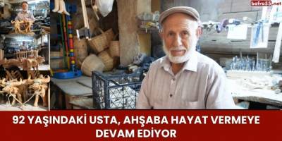 92 Yaşındaki Usta, Ahşaba Hayat Vermeye Devam Ediyor