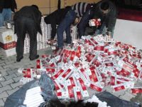 22 bin paket kaçak sigara ele geçirildi