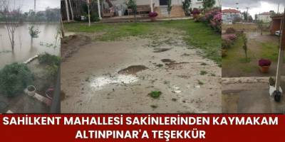 Sahilkent Mahallesinde Sorun Çözüldü