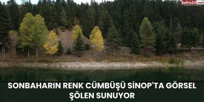 Sonbaharın Renk Cümbüşü Sinop'ta Görsel Şölen Sunuyor