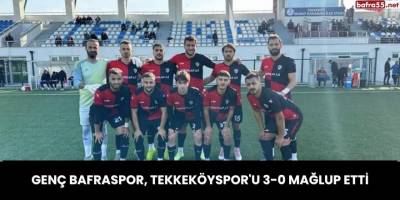 Genç Bafraspor, Tekkeköyspor'u 3-0 Mağlup Etti