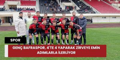 Genç Bafraspor, 4'te 4 Yaparak Zirveye Emin Adımlarla İlerliyor