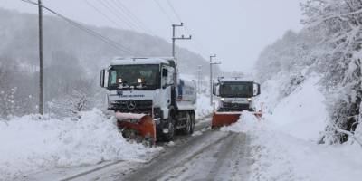 Canik Belediyesi’nden 7/24 Karla Mücadele