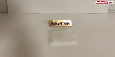 Samsun’da Narkotik Operasyonu: 64 Gram Metamfetamin Ele Geçirildi