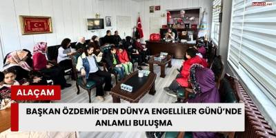 Başkan Özdemir’den Dünya Engelliler Günü’nde Anlamlı Buluşma