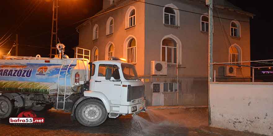 Boyalıca Mahallesinde Dezenfeksiyon Çalışmaları