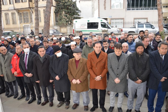 Bafra Kızılay başkanı Erhan Korkmaz 'ın eşi Harika Korkmaz ebediyete uğurlandı Büyük cami