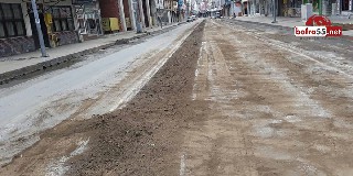 Alaçam Caddesi Orta Refüj Çalışmaları Hızlandı