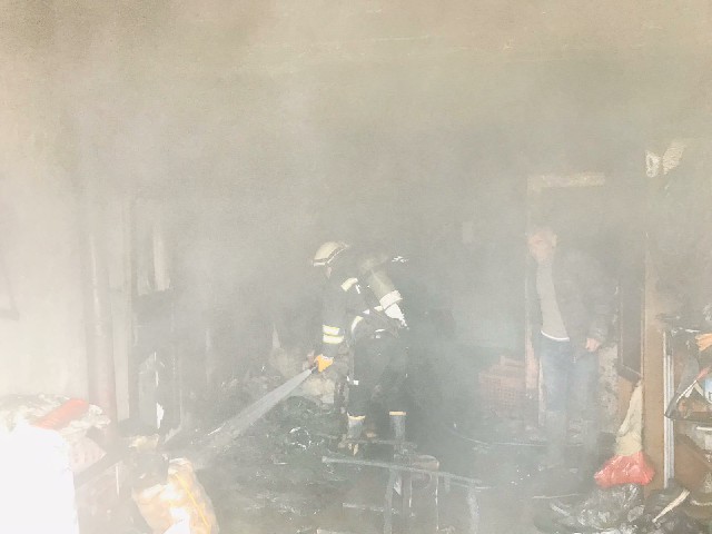 Apartmanın Kazan Dairesinde Yangın Çıktı 