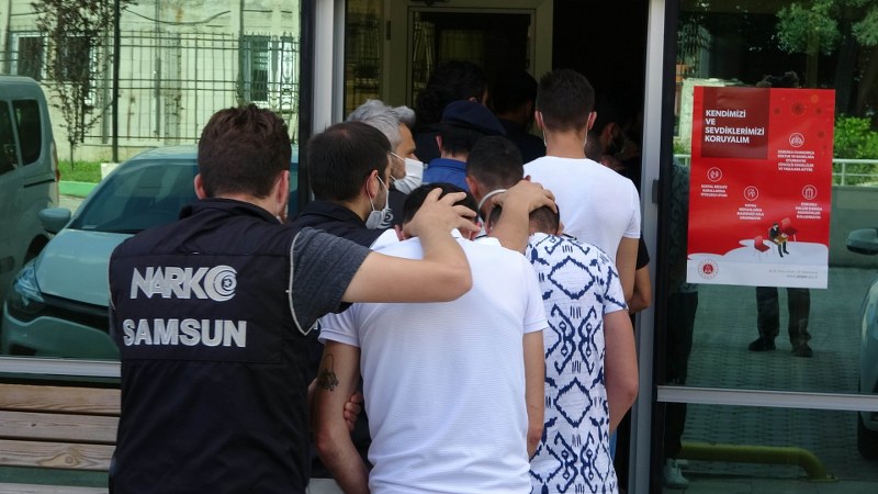 Samsun'da uyuşturucu operasyonunda 26 kişi adliyeye sevk edildi