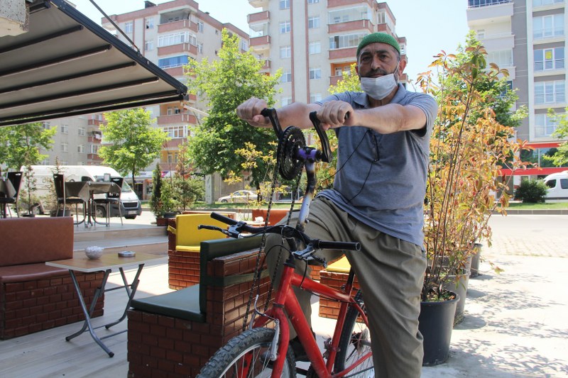 Bisikletle yokuş çıkmanın formülünü buldu