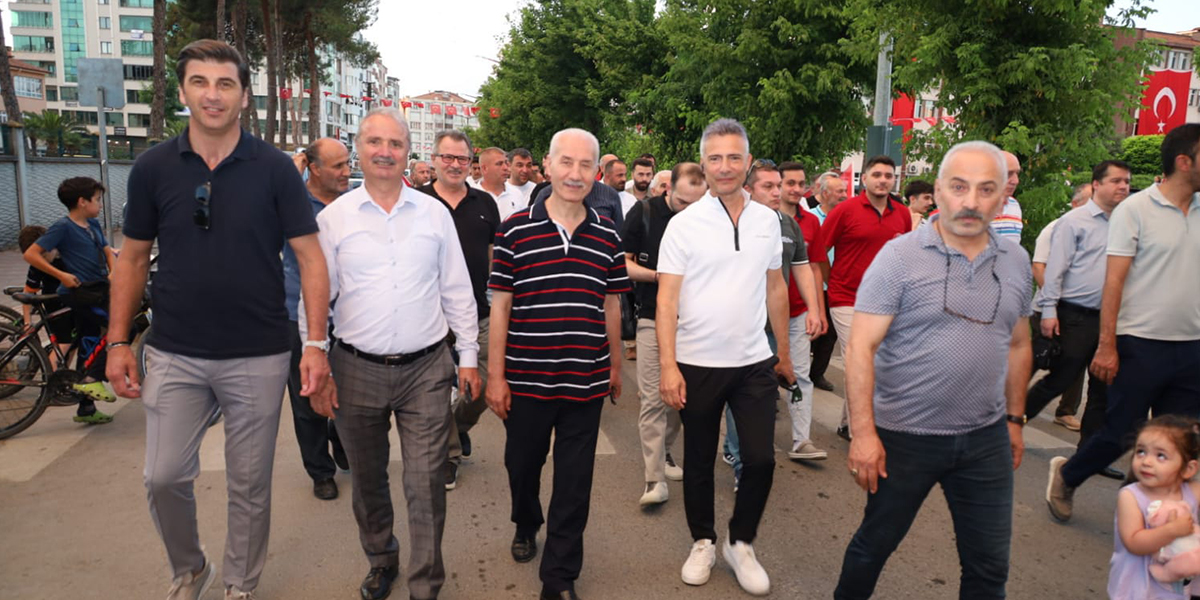 Bafra’da 15 Temmuz ruhu meydanlarda yaşatıldı